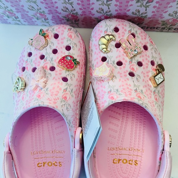 CROCS Kids Pink Love Shack Fancy - Picture 3 of 6